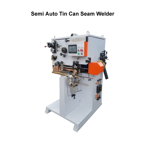 Semi automatic tin can body seam welding machine