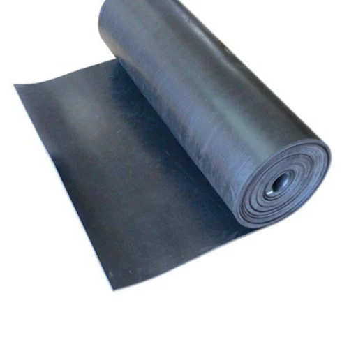 Black Colored 5mm Rubber Sheet