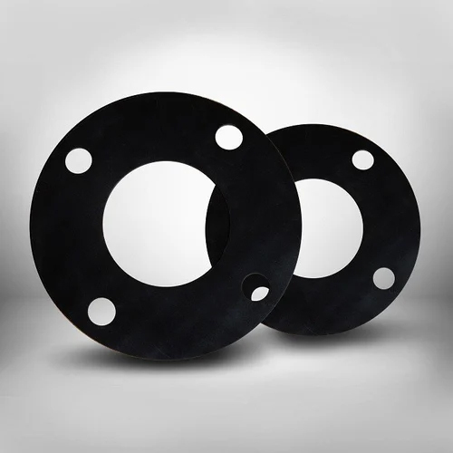 Rubber Flange Gasket - Color: Black