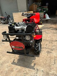 Seating Type Power Weeder - Color: Red