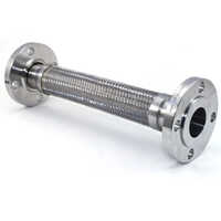 SS Hose - Stainless Steel, 1-2 Inch Size, 1-6 Meter Length, Silver Color - Ideal for Fire Fighting Applications