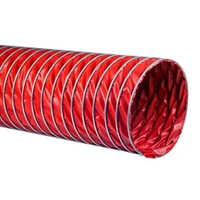 Silicone High Temperature Hose - Silicon Material, Round Shape, Red Color, Hardness 30-80 A | High Durability For Extreme Heat Resistance