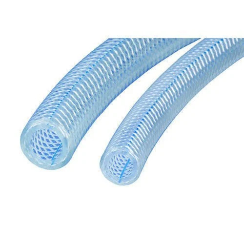 Silicone Braided Hose - Color: White