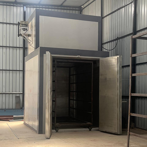 Industrial Batch Powder Coating Oven - Color: Grey