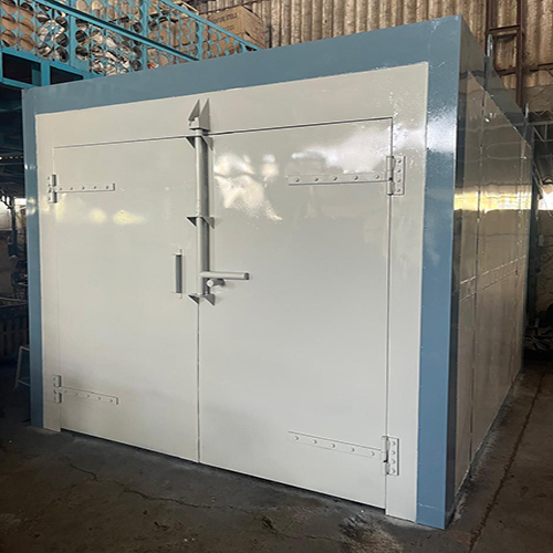 Batch Type Powder Coating Oven - Color: White