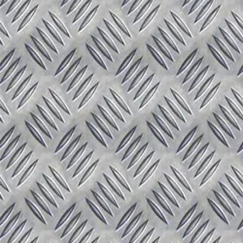 8011 Aluminium Chequered Plate - Color: Silver