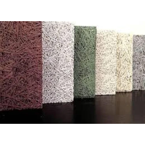 Wood Wool Board - Color: Multicolor