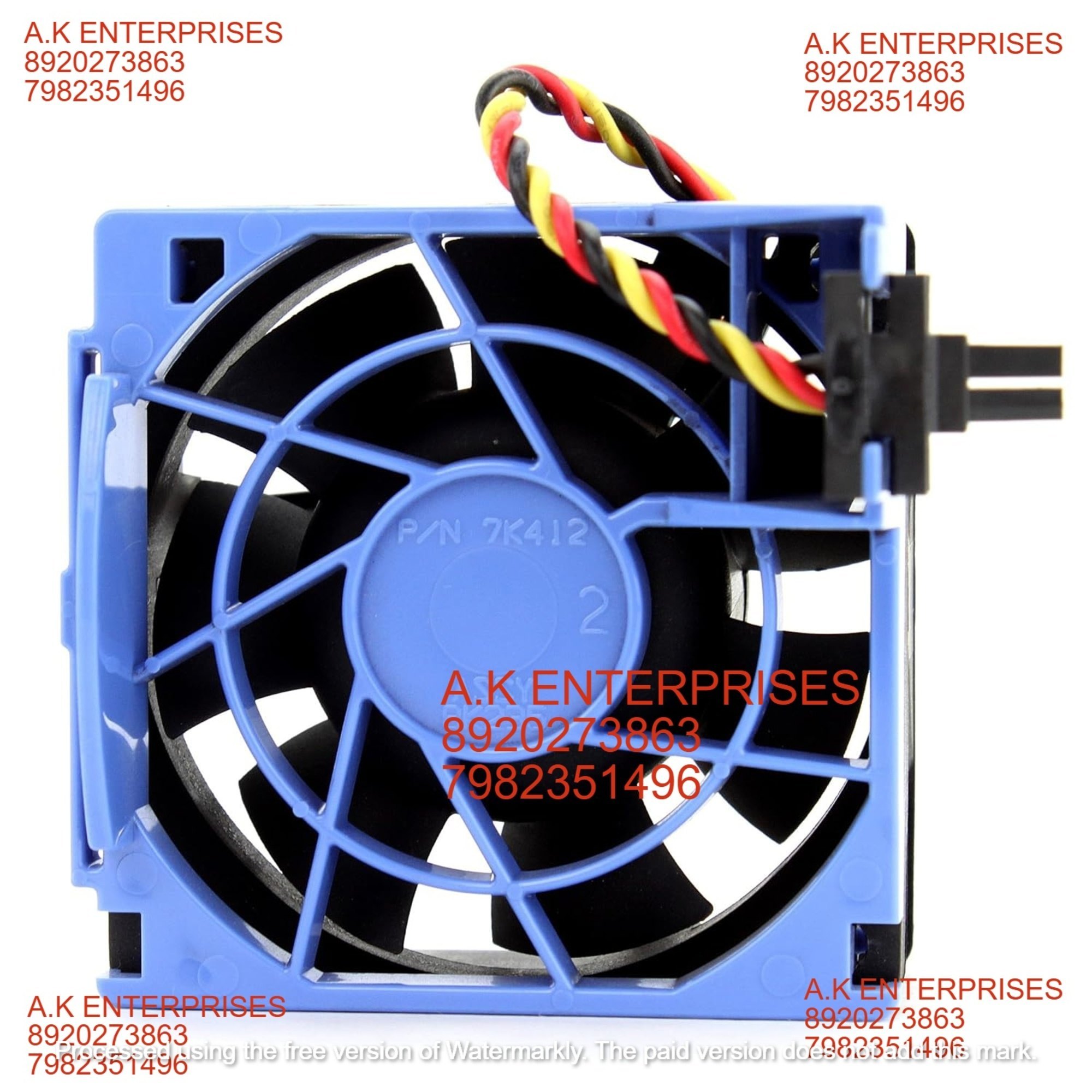 Delta Electronics Afb0612eh-abf00 60x60x25mm Cooling Fan 6800 Rpm 38.35 Cfm 46.5 Dba 3-pin