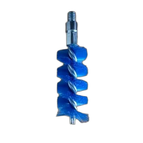 Single Spiral Nylon Wire Brush - Color: Blue