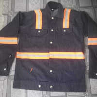 Mens Jeans Jacket - High-quality Fabric, Four Functional Pockets, Quick-dry Design, Normal Warmth For All Seasons, Versatile For Casual & Semi-formal Wear