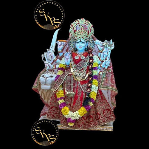 4 Feet Marble Durga Devi Statue