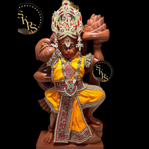 4 Feet Marble Shri Hanuman Statue