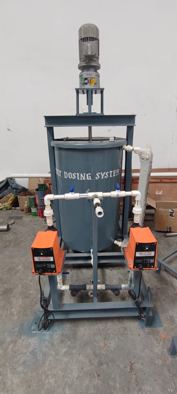 Chemical Mixing And Dosing System - Material: Metal & Frp