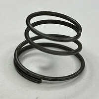 15 Mm Conical Spring Seal - Stainless Steel, 15 Mm Wire Diameter, Polished Finish, Black Color | Ideal For Industrial And Agricultural Equipment