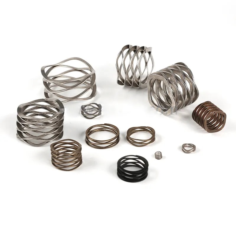 Wave Spring Washer - Mild Steel 7mm Size Silver Color 0.5mm Thickness | Round Shape for Automotive Stability and Secure Grip