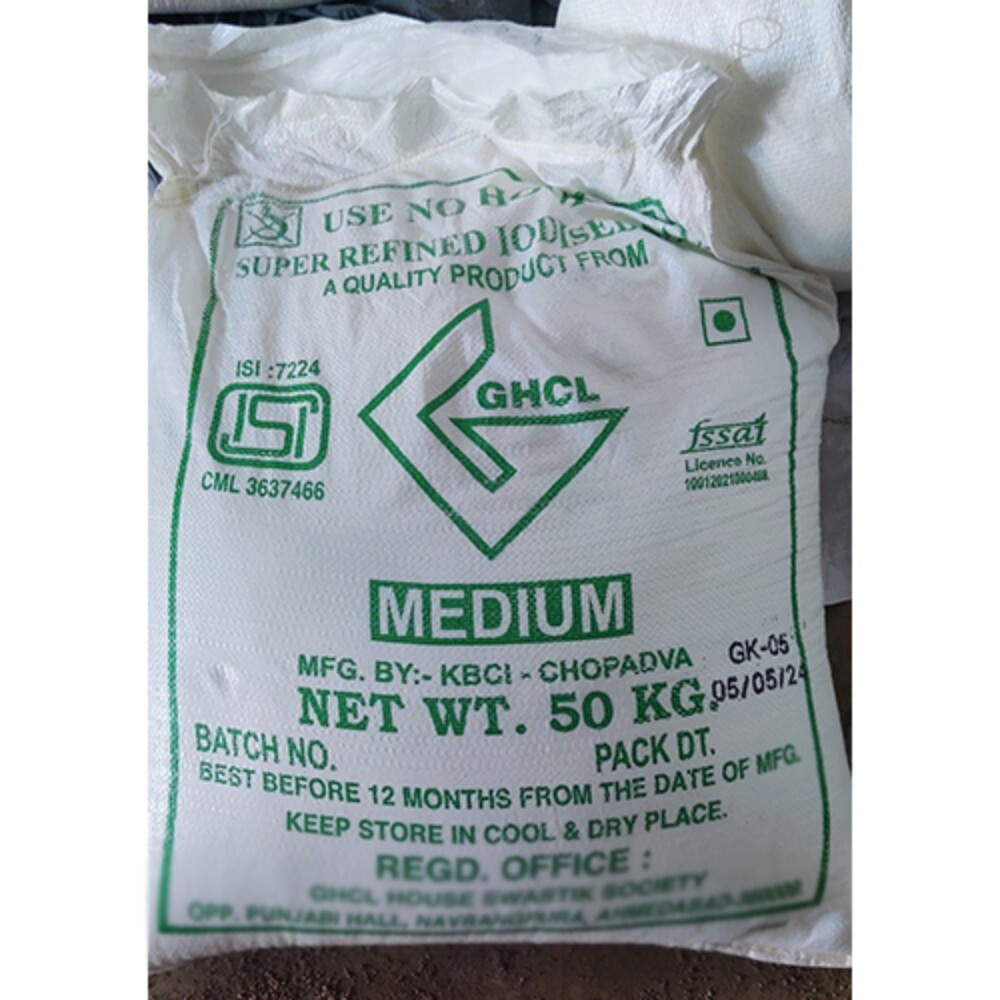Ghcl Medium Super Refined Iodised Salt - Additives: No