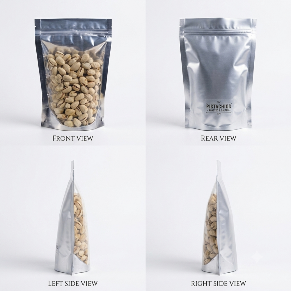 Stand Up Zipper Pouch - Color: Na