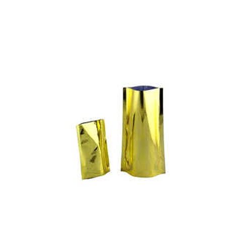 Aluminum Hot Seal Stand Up Pouch - Color: Golden