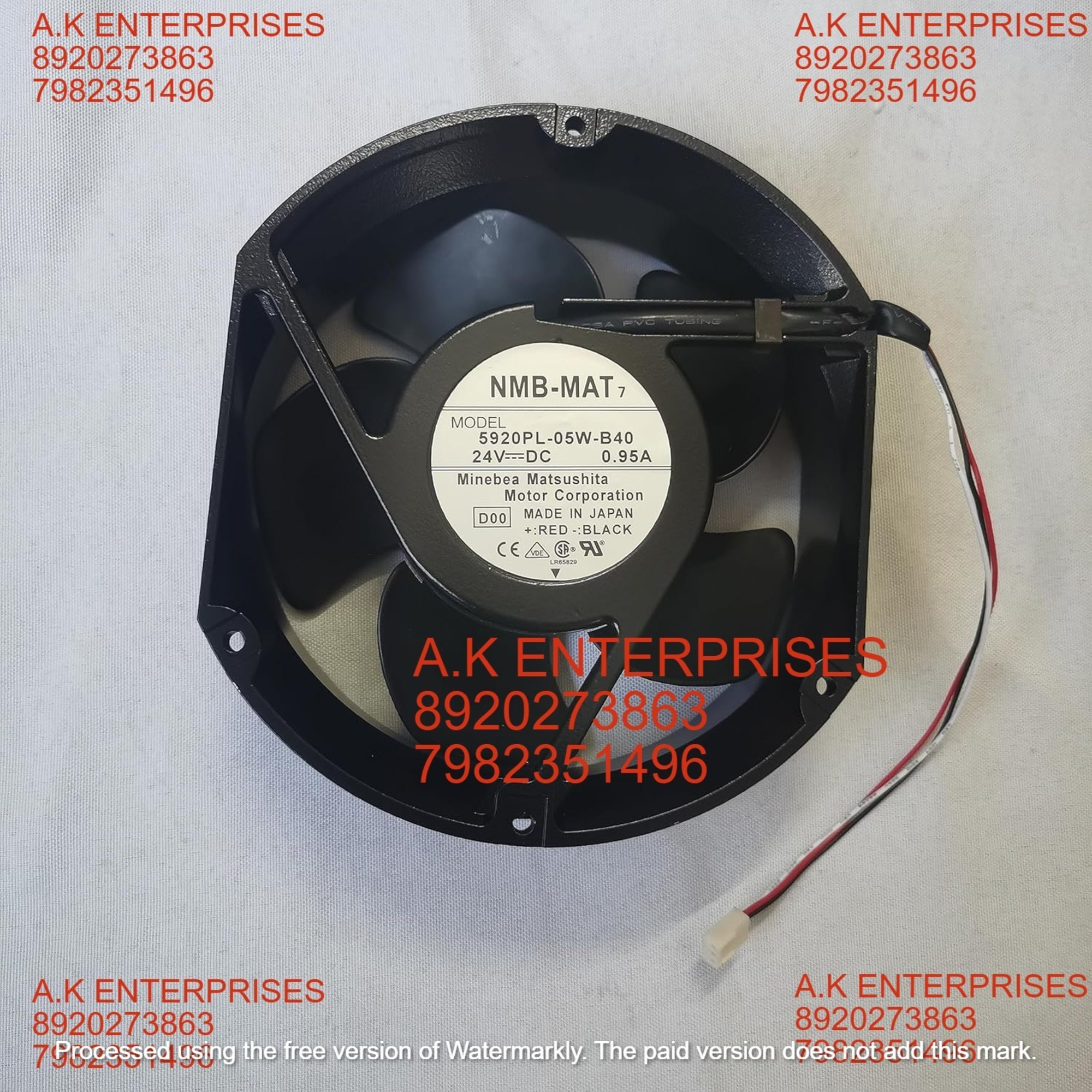 NMB MAT Cooling Fan 5920PL-05W-B40 24V 0.95A 3months Warranty Send by DHL