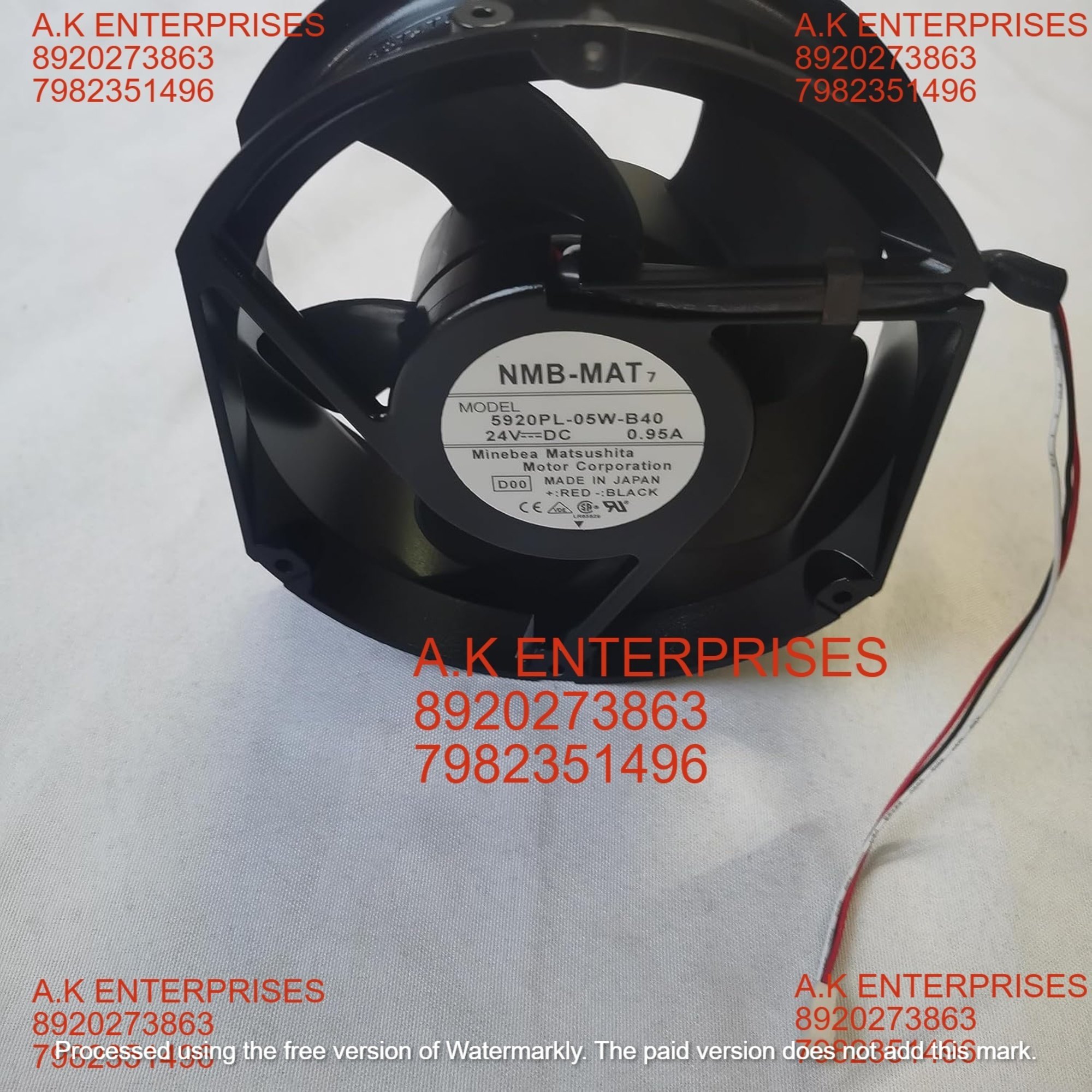 NMB MAT Cooling Fan 5920PL-05W-B40 24V 0.95A 3months Warranty Send by DHL