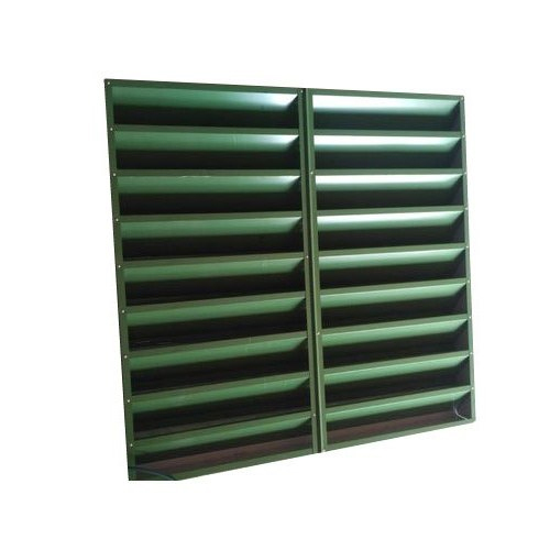 Colour Coated Gi Louvers - Color: Green