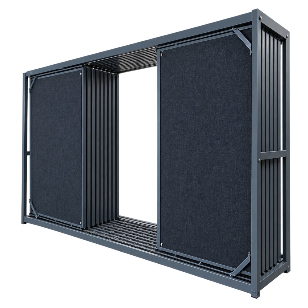 Tiles Display Racks - Color: Black