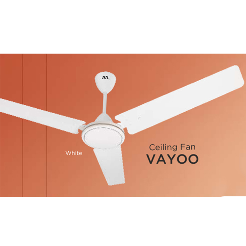 Vayoo White Ceiling Fan - Color: Different Available