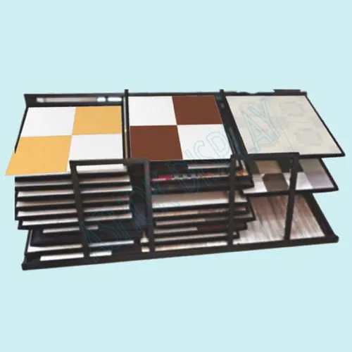 Paint Coated Ceramic Tile Display Stand - Capacity: 1000 +_