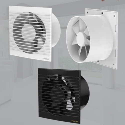 Freshener Axial Exhaust Fan - Color: As Per Requirement