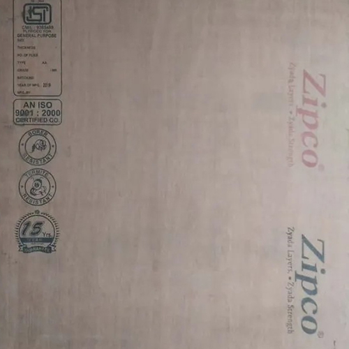 Zipco Calibrated Plywood - Feature: Moisture Proof