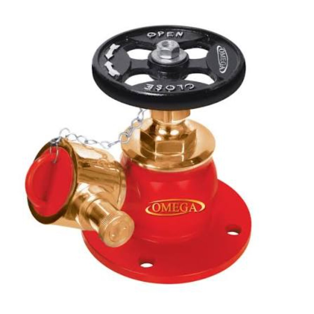 Industrial Fire Hydrant Valve - Color: Red