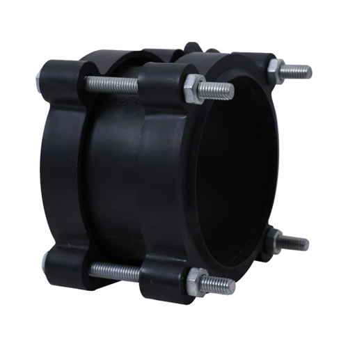 Hdpe Pipe D Joints - High-density Polyethylene, Round Shape, Black Color | Powder Coated, Durable And Leak-proof Connection For Water, Sewage, And Gas Industries