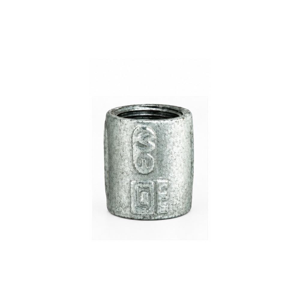 M2 GI Pipe Socket - Galvanized Iron, Standard Size | Powder Coated Finish, Round Shape, Rust Resistant