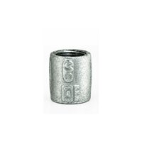 M2 Gi Pipe Socket - Galvanized Iron, Standard Size | Powder Coated Finish, Round Shape, Rust Resistant