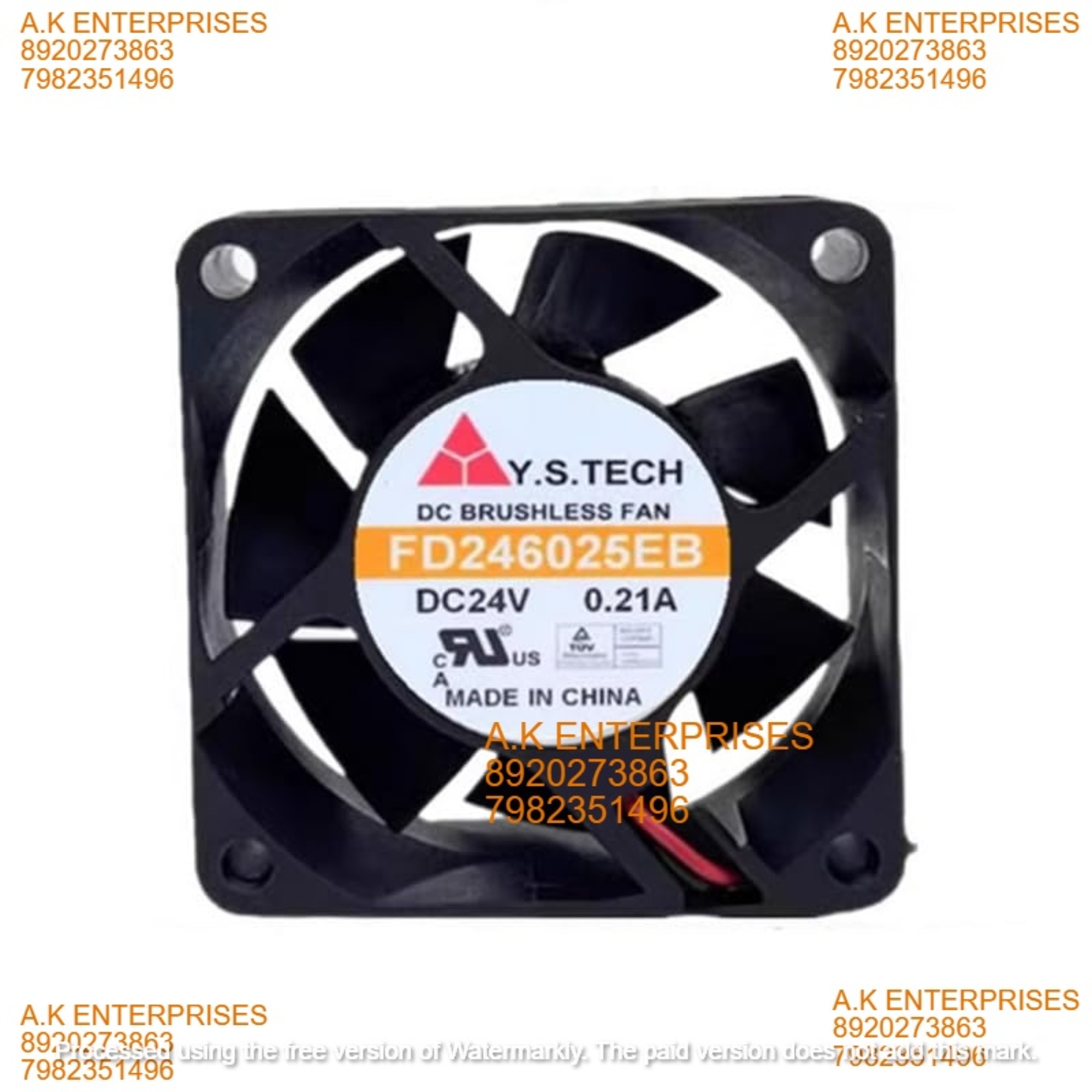 FD246025EB 6CM 6025 24V 0.21A Inverter Fan for Industrial Computer