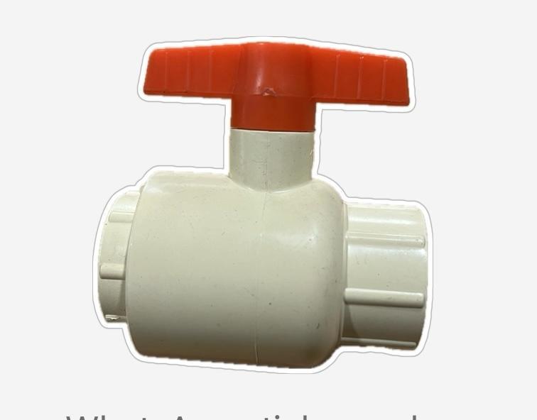 CPVC Solid Ball Valve Short Handle (20mm - 50mm)