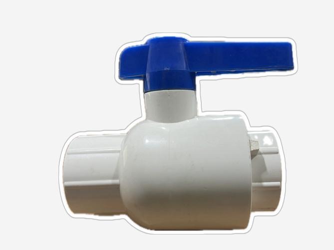 UPVC Ball Valve Short Handle - White (15mm - 100mm)