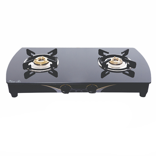 SGT 2B PL 80 2 Burner Toughened Glass Stove