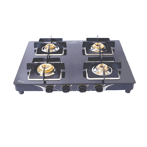 ST 4B PNM 60 4 Burner Toughened Glass Stove