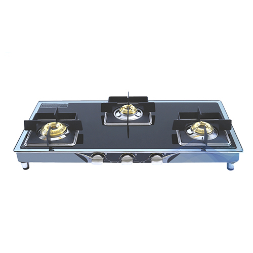 ST 3B PNM 60 3 Burner Toughened Glass Stove