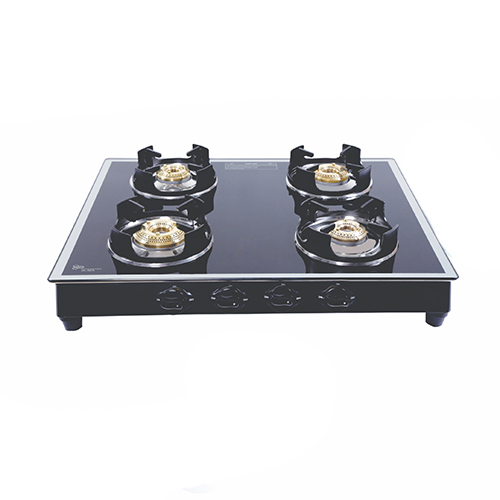 St 4B Dmd 50 4 Burner Toughened Glass Stove - Ignition Type: Manual