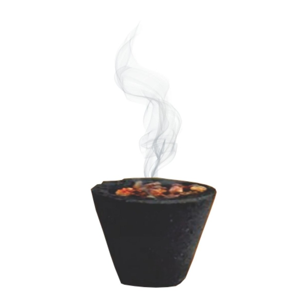 Brown Cup Sambrani 12 Pcs Set