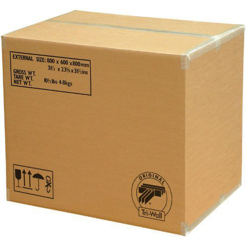 Printed Corrugated Boxes - Color: Brown