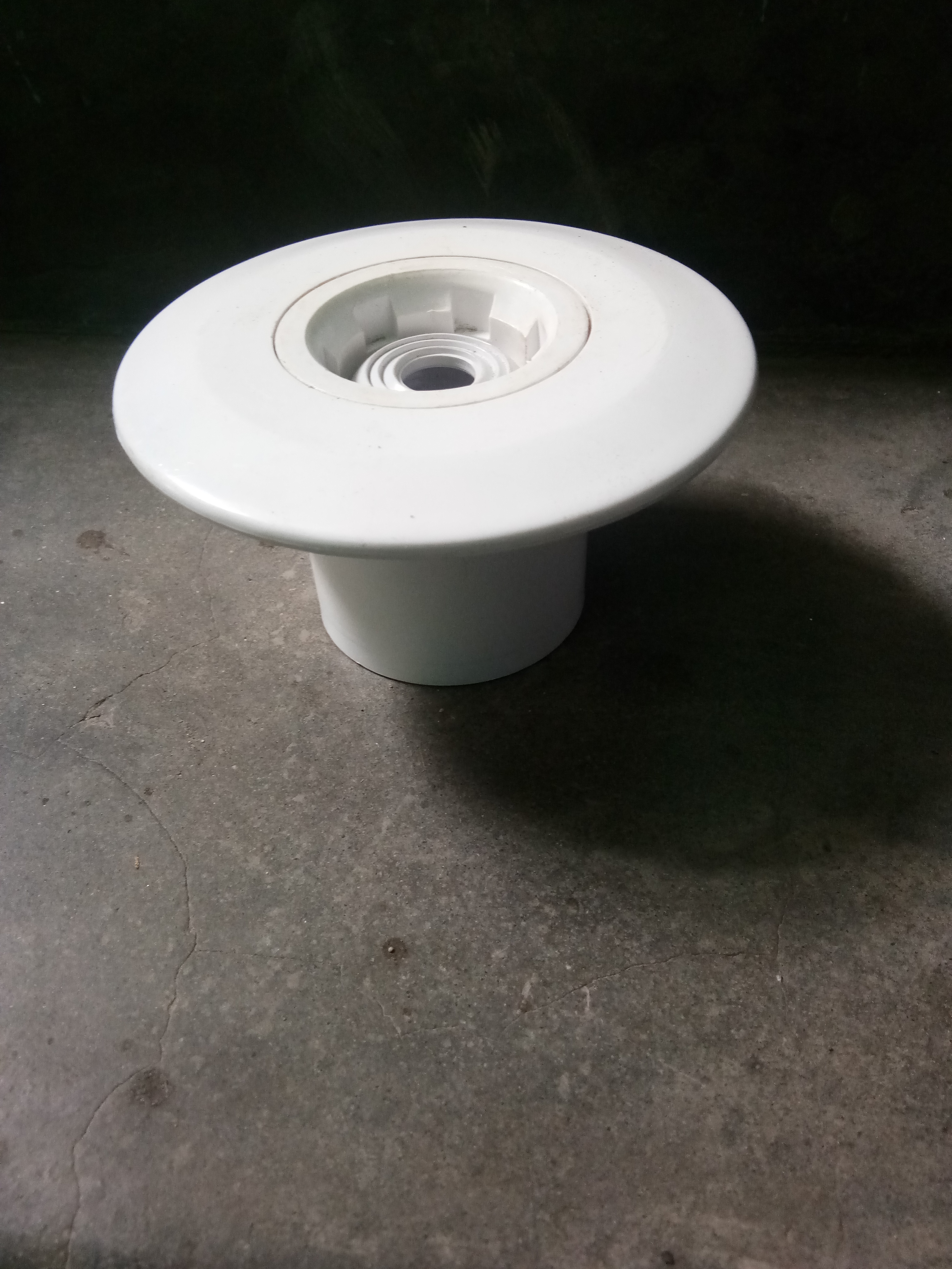 Eyeball Nozzle - High Grade Plastic, 2" Size, Round Shape, White Color | Robust, Long Lasting, Smooth Surface For Efficient Water Diffusion