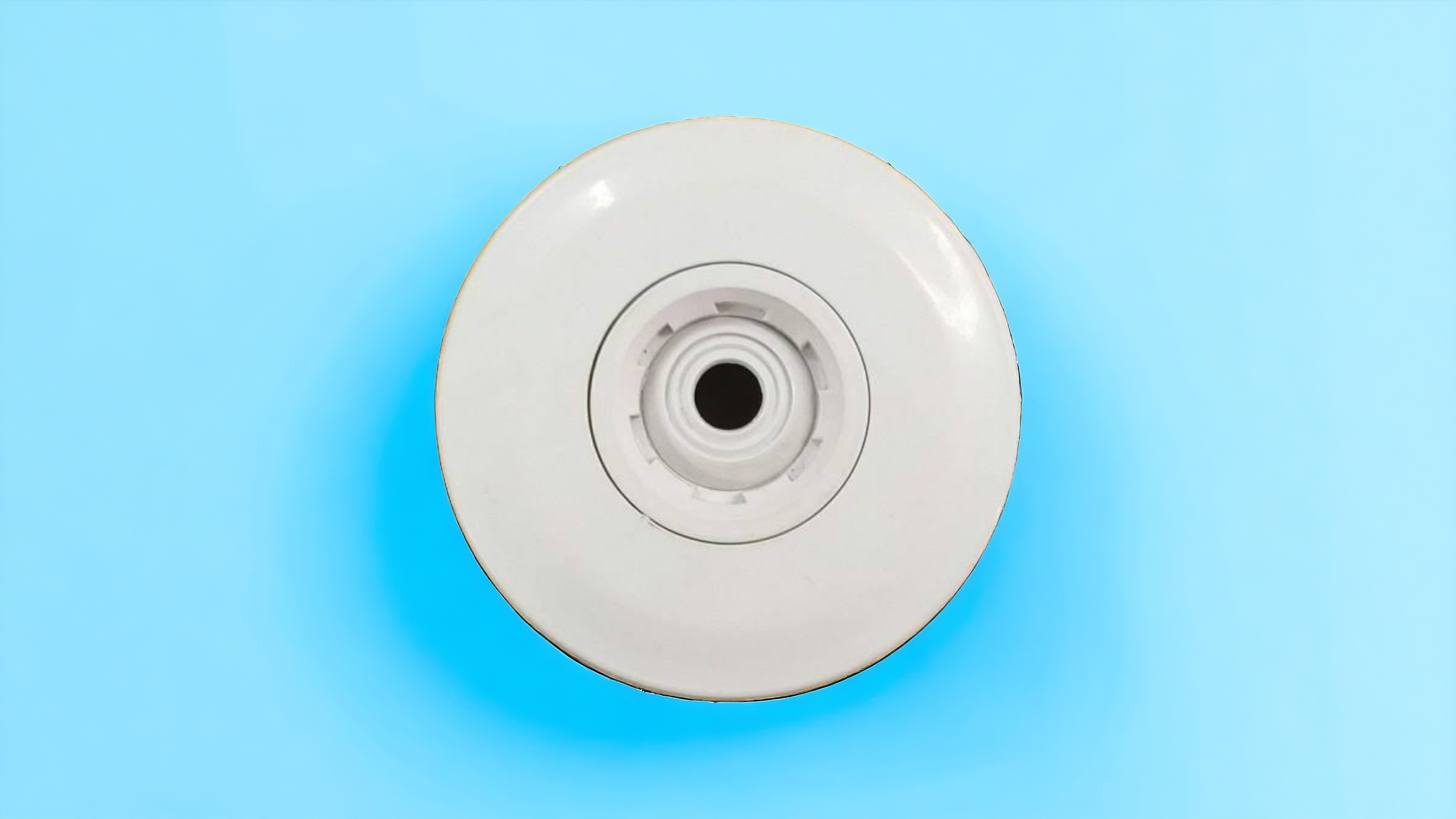 Eyeball Nozzle - High Grade Plastic, 2" Size, Round Shape, White Color | Robust, Long Lasting, Smooth Surface For Efficient Water Diffusion