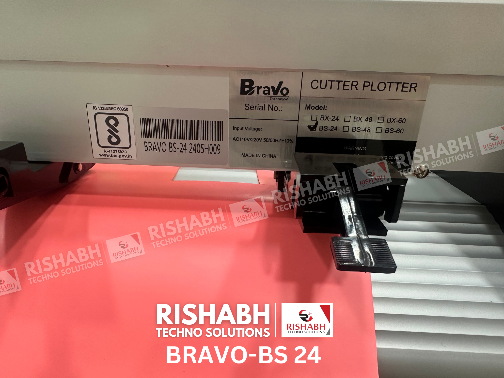 Bravo Bs-24 Cutting Plotter - Max Cutting Width 260mm, Auto Contour Cutting Camera, Usb/wifi Interface, Engrave Options Available