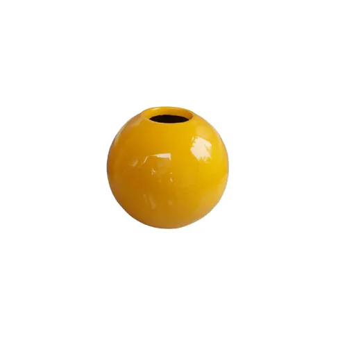 Round Yellow Frp Flower Planter