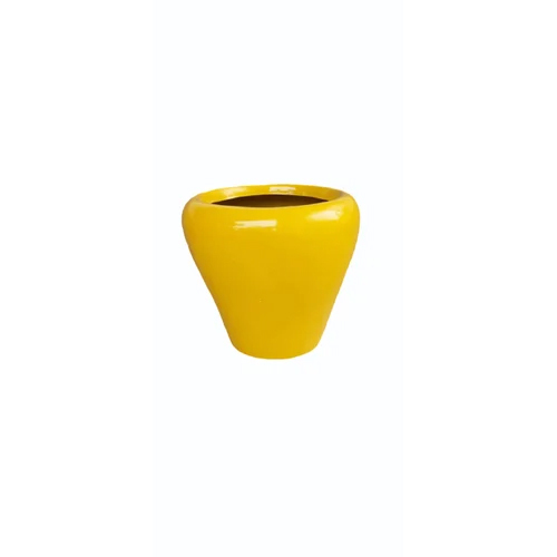 Yellow Frp Planter Pots