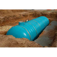 Frp Underground Water Storage Tanks - New Standard Size, Blue, Grade A | Ideal For Industrial Applications