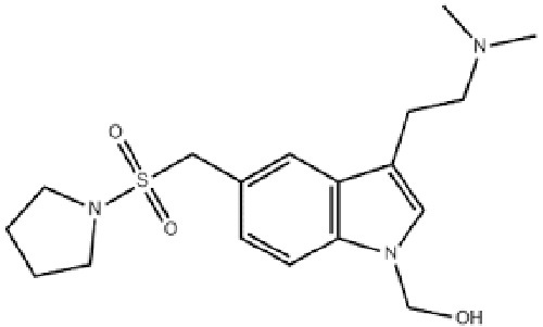 Almotriptan Related Compound A (N-Hydroxymethyl Almotriptan)